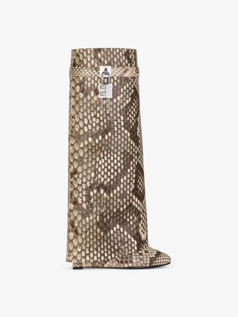 Givenchy SHARK LOCK BOOTS IN PYTHON