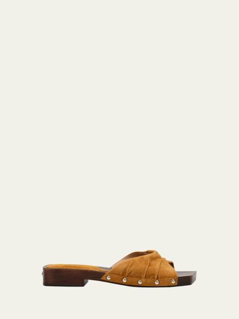 NODALETO Bulla Mellow Suede Clogs
