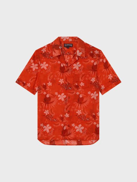 Vilebrequin MEN RAMIE BOWLING SHIRT PAPEL DE EMBRULHO