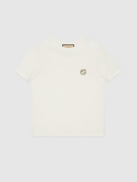 Cotton jersey T-shirt with Interlocking G