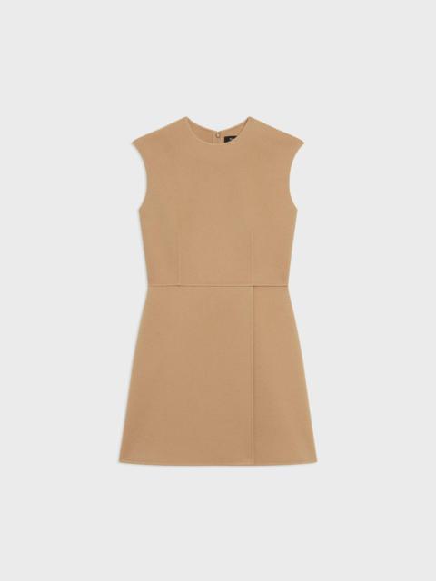 Theory Mini Wrap Dress in Double-Face Wool-Cashmere