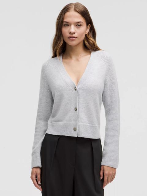 lululemon Cashmere Slim-Fit Cardigan
