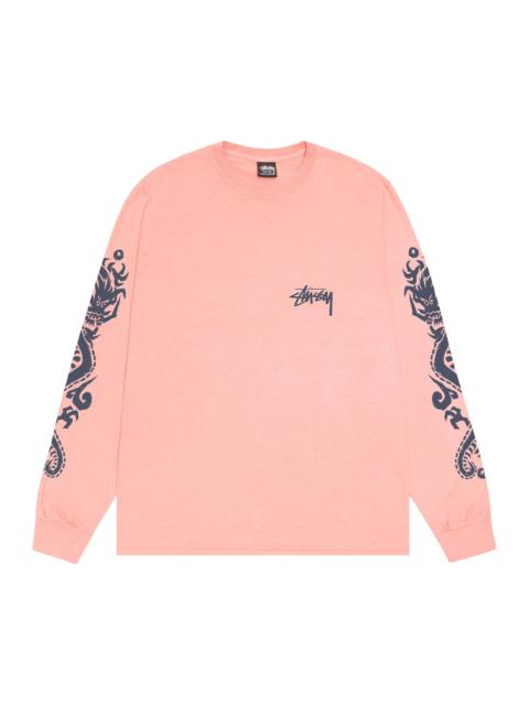 Stussy Dragons Long-Sleeve Tee 'Coral'