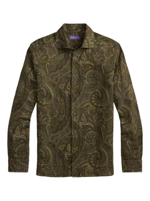 Ralph Lauren paisley-print long-sleeved shirt