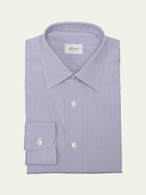 Brioni Men's Cotton Multi-Stripe Dress Shirt