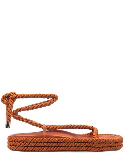 Studio Amelia 20mm Tether satin rope thong sandals