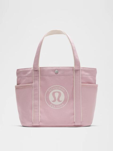 lululemon Daily Multi-Pocket Mini Canvas Tote Bag 6.5L