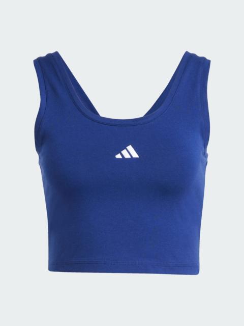 adidas Essentials Small Logo Cotton Lifestyle Tank Top