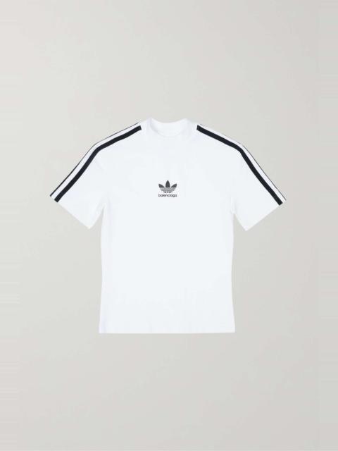 BALENCIAGA Women's Balenciaga / Adidas Shrunk T-shirt in White