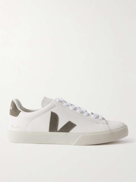 VEJA Campo Suede-Trimmed Leather Sneakers