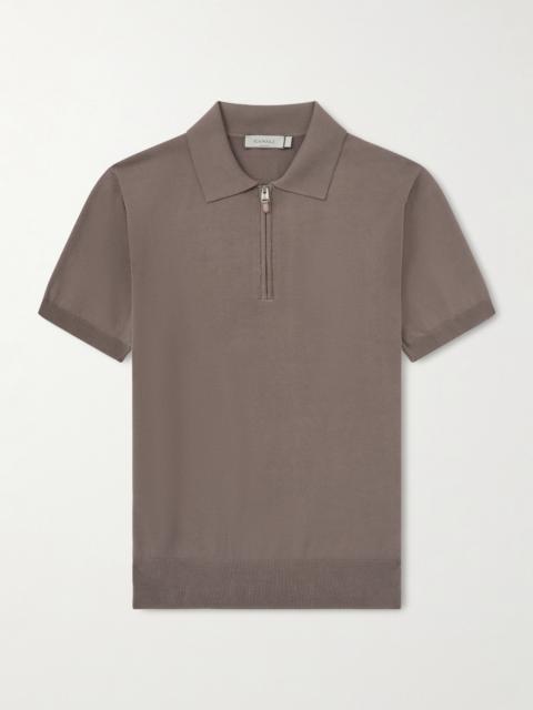 Canali Cotton-Jersey Polo Shirt