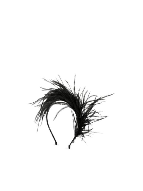 MAISON MICHEL feather-embellished headband