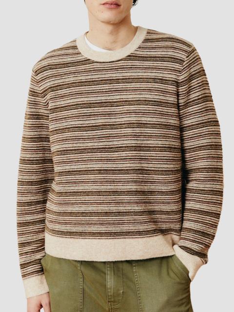 Corridor Men's Striped Knit Crewneck Sweater - Multi