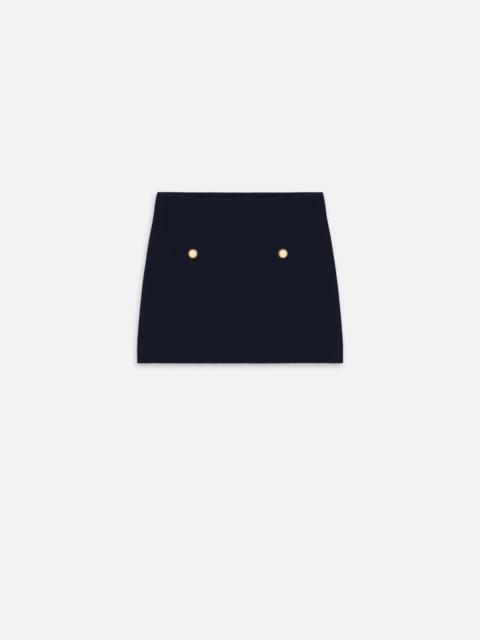 FRAME The Cruise Skirt in Dark Navy