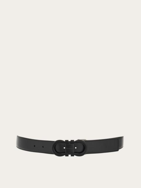 Reversible and adjustable Gancini belt