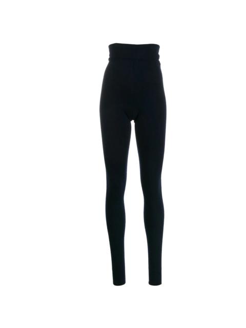 extreme cashmere high waisted knitted leggings