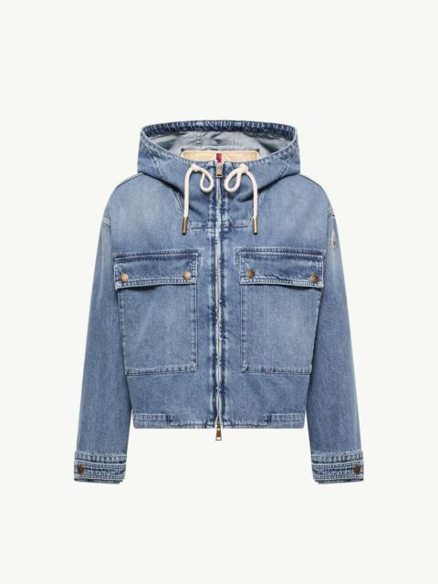 Moncler Ecrevisse 3-in-1 Denim Down Jacket