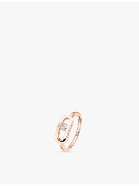 MESSIKA Move Uno 18ct gold and diamond ring