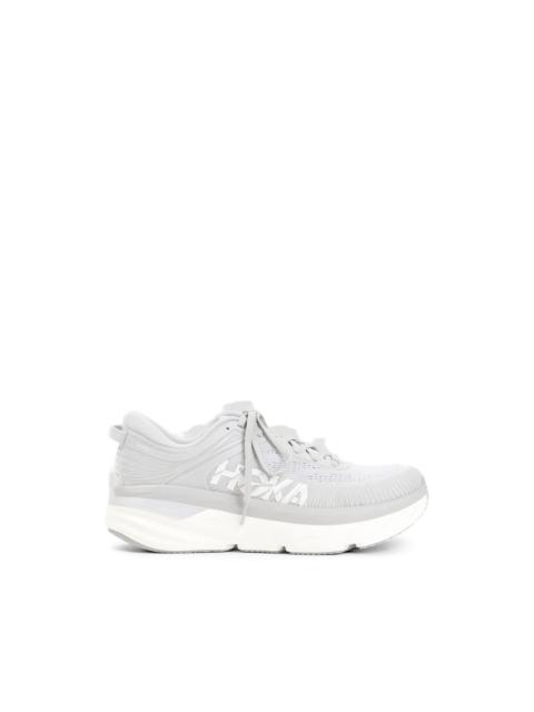 HOKA Bondi 7 knit low-top sneakers