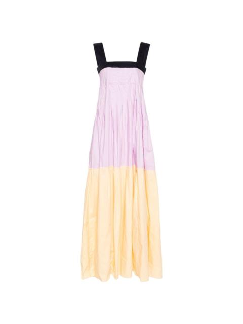 Plan C colourblock cotton dress