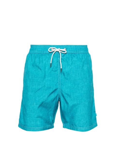 shark-charm textil-print swim shorts