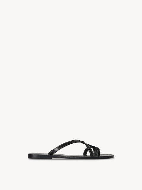 The Row Link Sandal in Leather