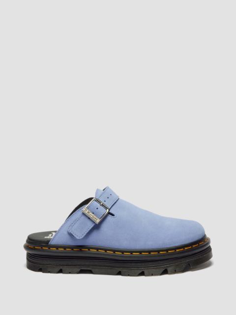 Dr. Martens Zebzag Suede Slingback Platform Mules