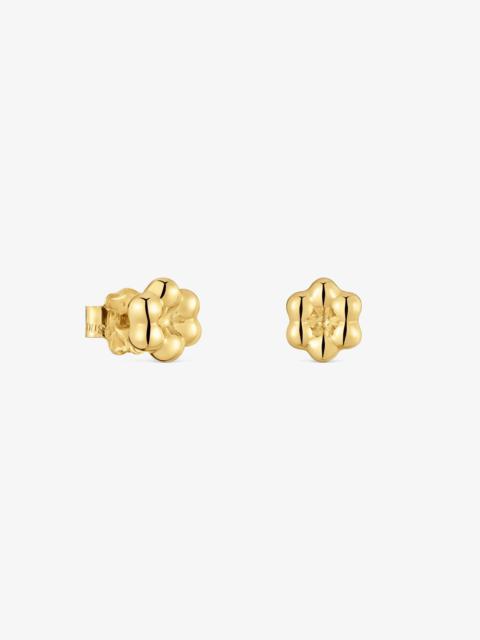 TOUS 15-mm 18kt gold vermeil flower Earrings TOUS Bold Motif