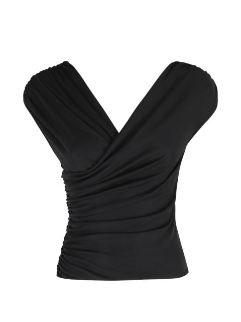 THE ANDAMANE ruched blouse