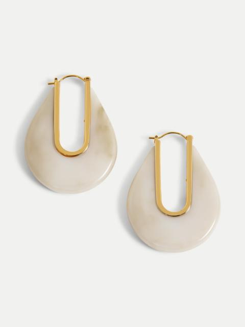 VERONICA BEARD RESIN DROP HOOP EARRING