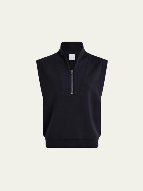 VARLEY Loretta Half-Zip Sleeveless Sweatshirt