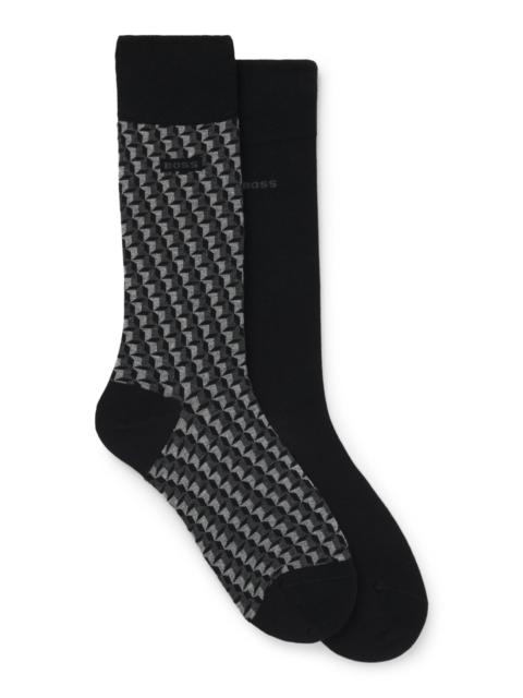 BOSS TWO-PACK OF SOCKS IN A REGULAR LENGTH