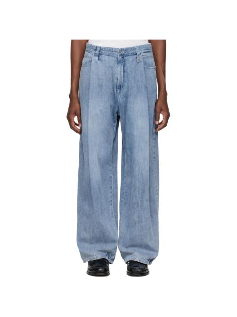 Wooyoungmi Blue Lightweight Denim Jeans
