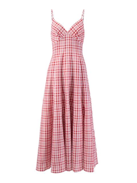 ROSIE ASSOULIN Cami Maxi Plaid Dress