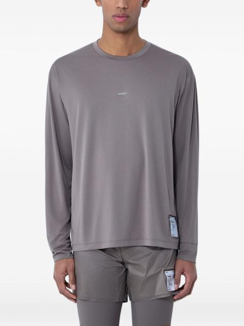 SATISFY logo-detail long-sleeved T-shirt
