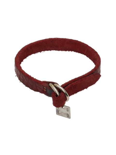 Guidi Red Belt Bracelet