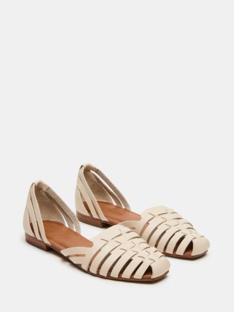 STEVE MADDEN MEDLIN WHITE LEATHER