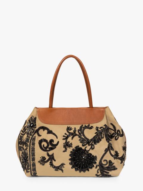 Dries Van Noten EMBROIDERED SHOULDER BAG