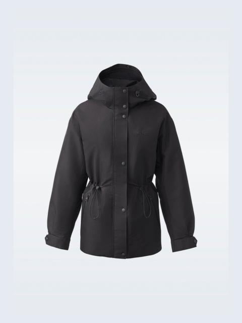 MACKAGE CARRIE-CITY Short 2-in-1 rain parka with removable liner