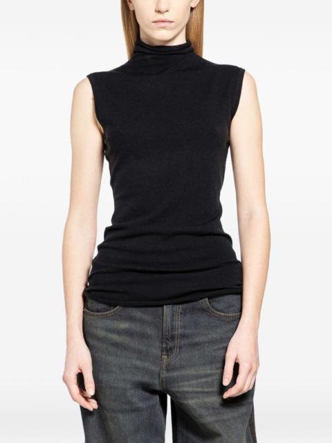 6397 mock-neck tank top