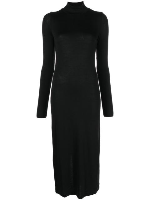 rag & bone roll-neck jersey knit dress