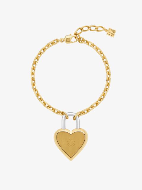 Givenchy HEART LOCK BRACELET IN METAL