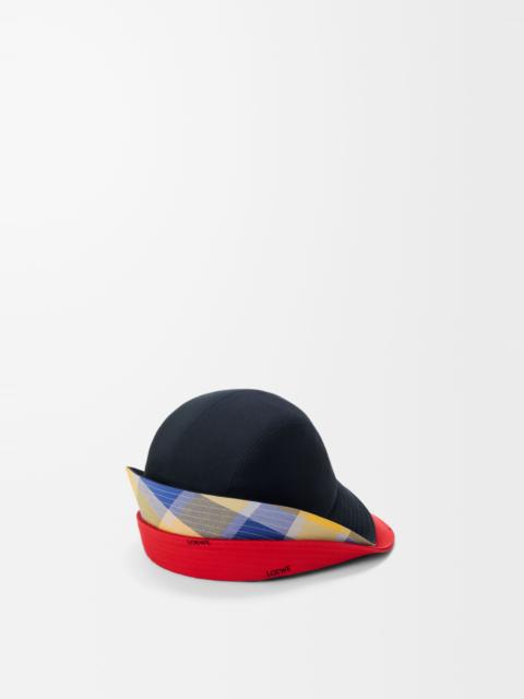 Loewe Multi-brim bucket hat in cotton canvas