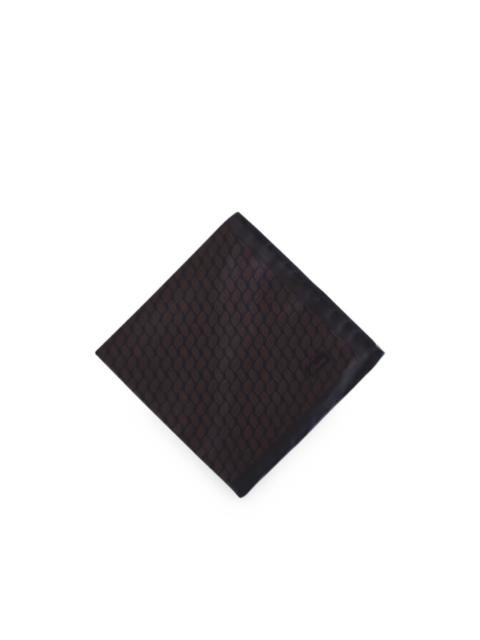 Brioni geometric-pattern pocket square