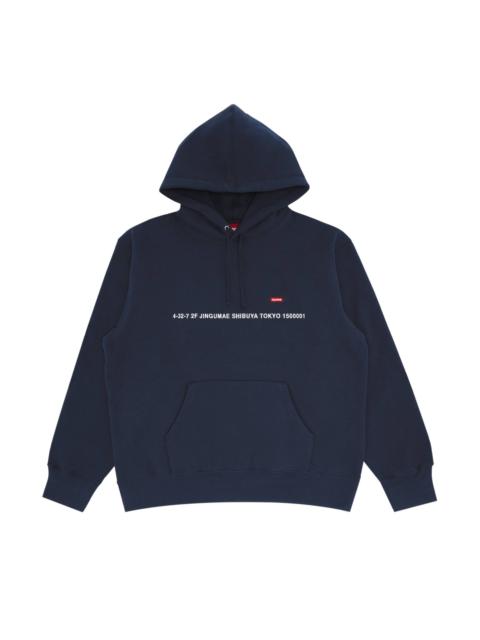 Supreme Supreme Shop Small Box Hooded Sweatshirt - Paris 'Black' |  REVERSIBLE