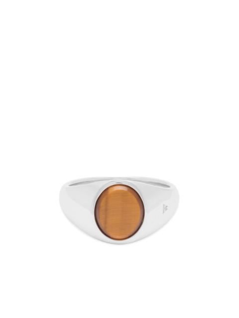 TOM WOOD Tom Wood Kim Tiger Eye Ring