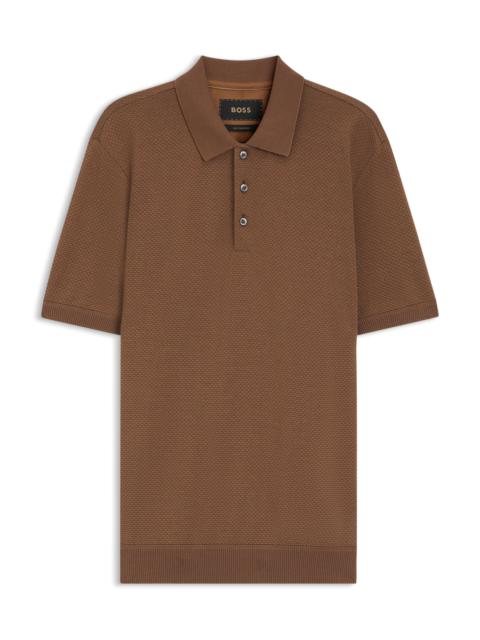 BOSS SLIM-FIT POLO SHIRT IN MERCERIZED COTTON