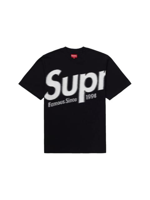 Supreme Supreme Intarsia Spellout S/S Top Black