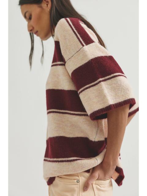 FREE PEOPLE Margot Stripe SoftSpun Sweater Tee