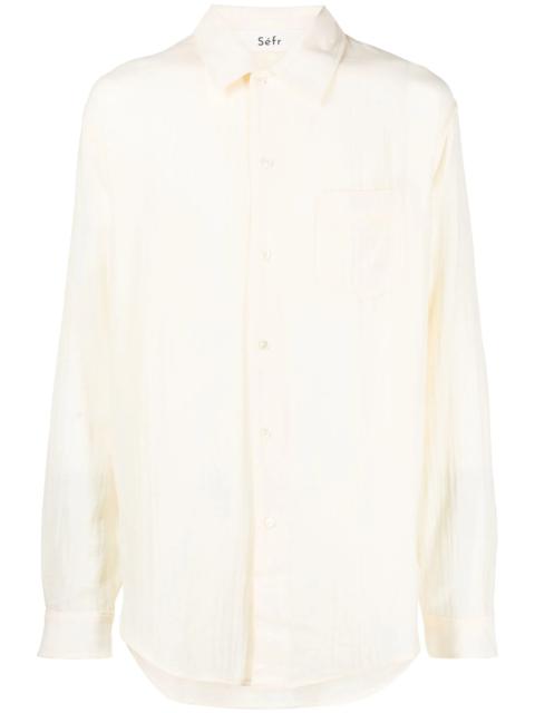 Séfr Leo Camp-collar Shirt